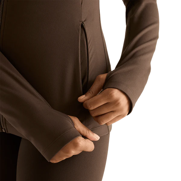Women's Matte Zip-Up Jacket